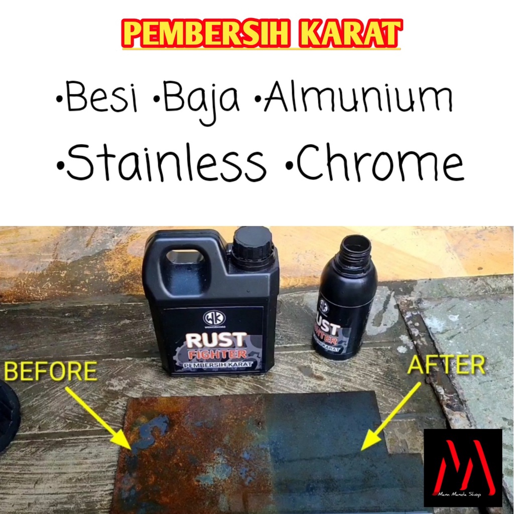 Rust Fighter Pembersih Karat Besi, Baja, Almunium, Stainless, Chrome