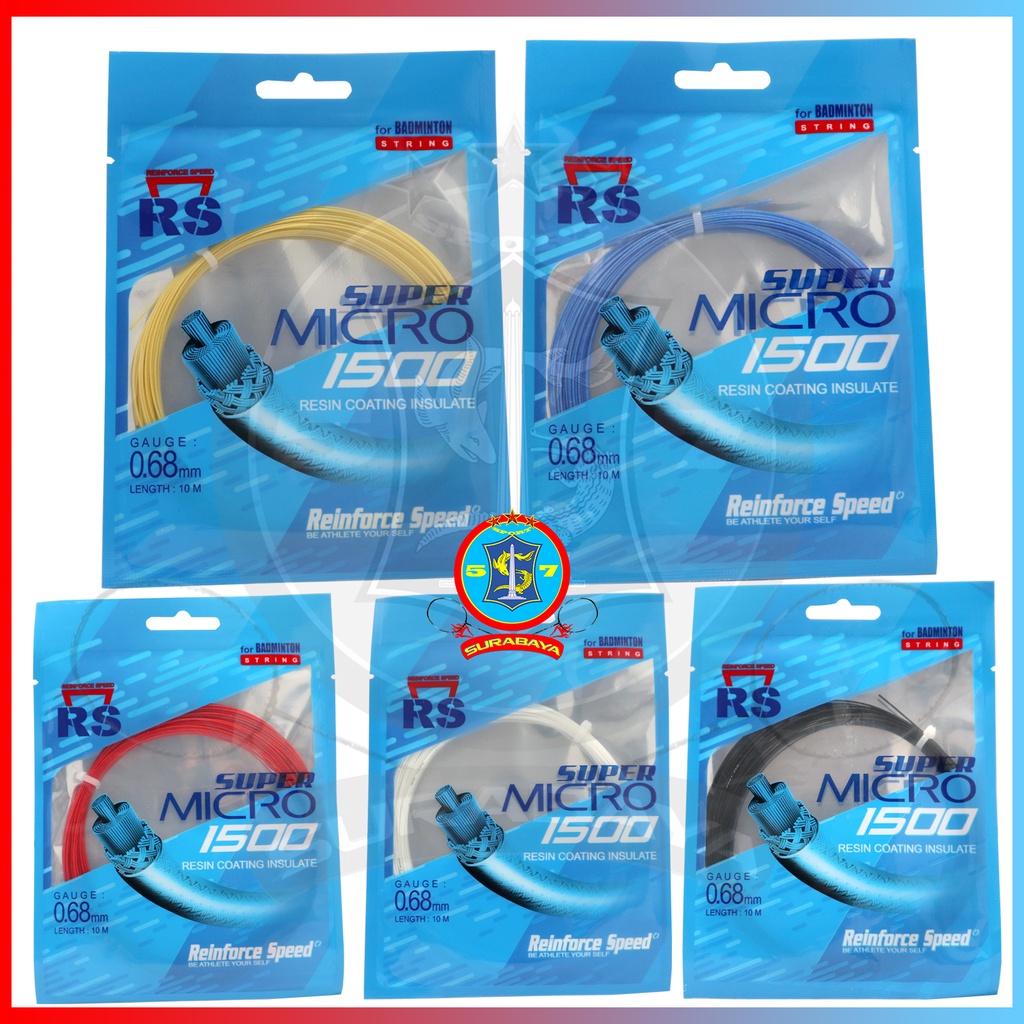 Senar Raket Badminton RS Super Micro 1500