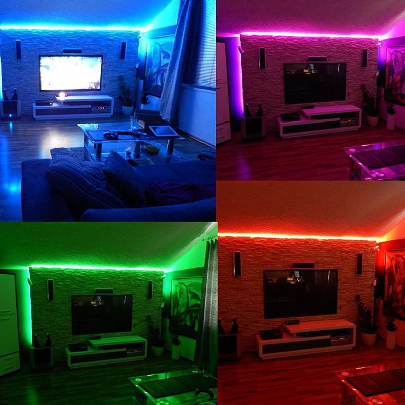 Lampu Tidur Aesthetic Tempel Dinding Kamar Tidur LED Strip Lamp Lighting RGB Aesthetic Dekorasi Gami