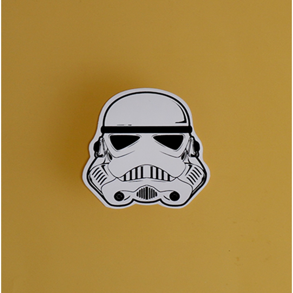 STIKER GRAFTAC - STAR WARS HELMET - STIKER AESTHETIC LAPTOP, AKSESORIS HP, ANTI AIR, MOTIF,HELM.