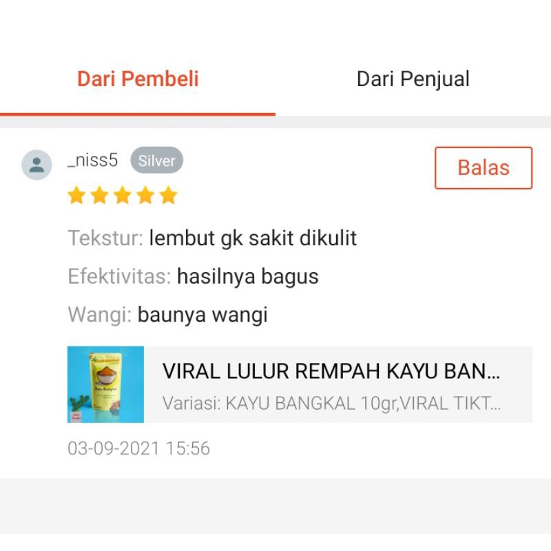 BUNETS VIRAL 100gr LULUR REMPAH KAYU BANGKAL ORIGINAL