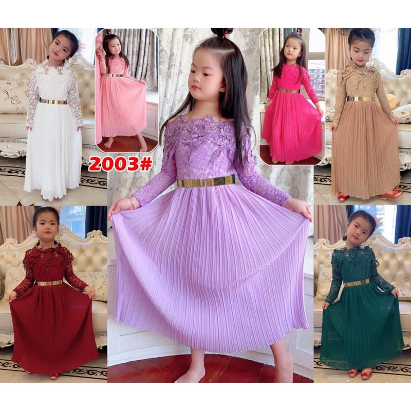 2003#DRES muslim anak ( DAPAT BELT BESI) /dres termurah/dres terbaru/pakaian wanita import