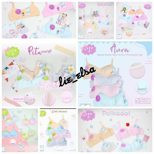 sorex miniset bra remaja step 2 3