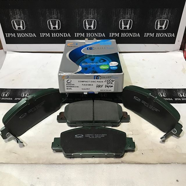 45022 T6M Brake Pad Kampas Rem Depan Honda HRV 2015 2016 2017 2018 2019 2020 2021 Accord CR2 2013-2019 Nissin Japan / Compact Thailand / PM Chemco Indonesia / Bensco