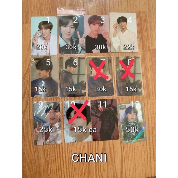 WTS PC PHOTOCARD SF9 Chani Dawon Rowoon Taeyang Zuho Inseong Hwiyoung
