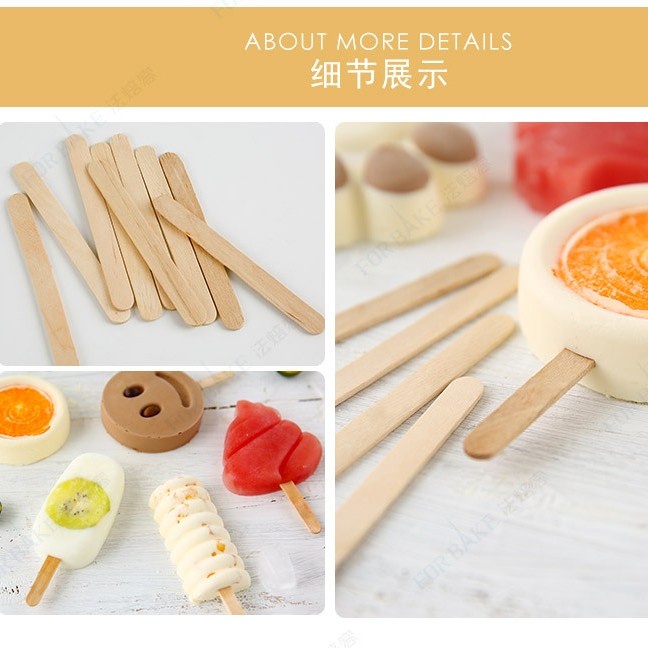 Forbake popsicle stick 20pcs / kayu stik eskrim lolipop FB57116/ stick