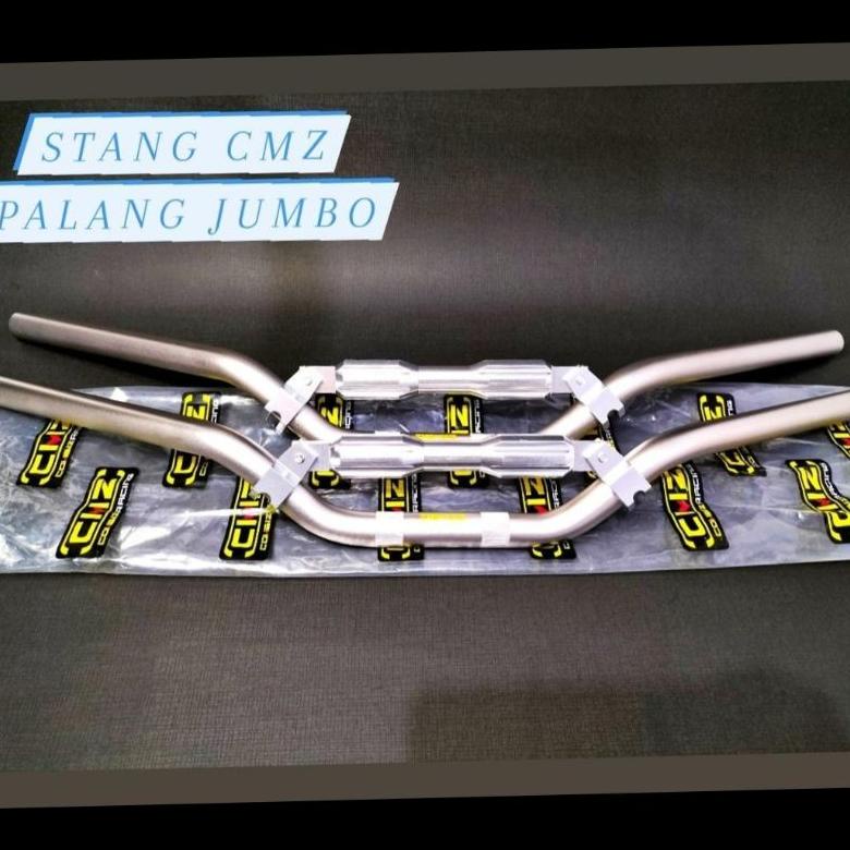 [[BISA COD]] STANG STIR REPLIKA COPY DAYTONA MEREK DAY TIPE LOW  TITANIUM HITAM TEBAL