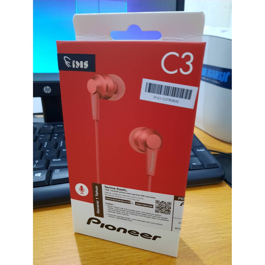 Earphones Pioneer SE-C3T Original Hi Res Audio