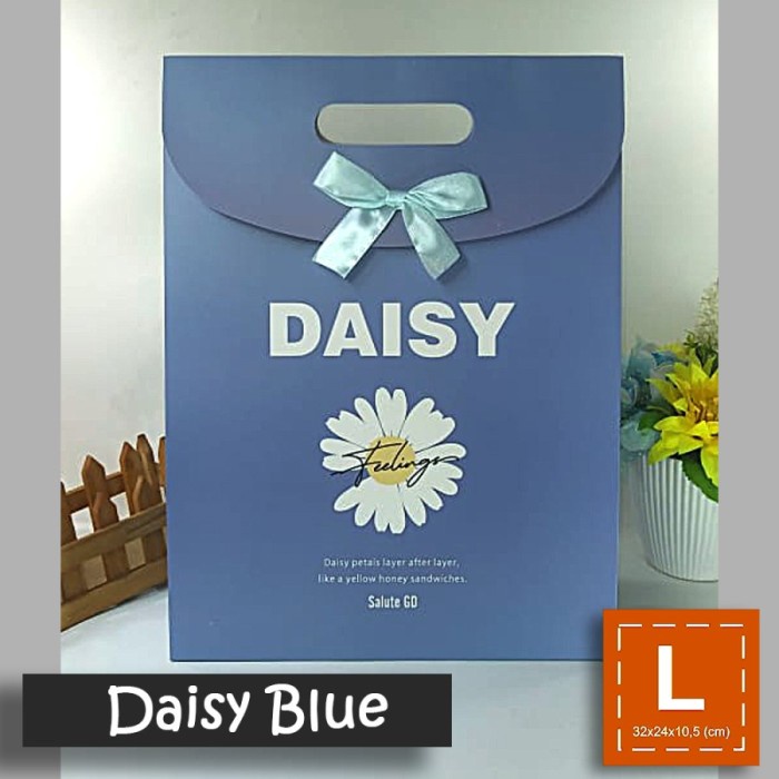 

Paper Bag Motif / Tas Kertas Kado / Tas Ulang tahun - L DAISY