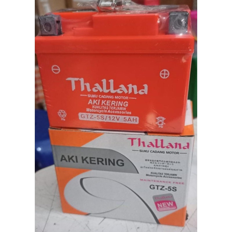 AKI MATIC GTZ5S FULL KERING MF SEMI RACING TURBO 12V 5AH THAILAND