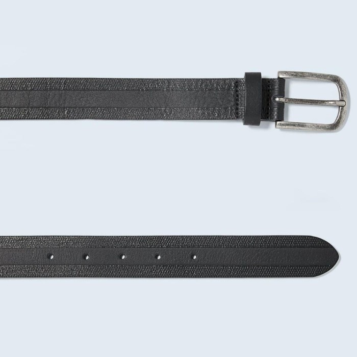 ZARA MAN EMBOSSED LEATHER BELT ORIGINAL LEATHER ZARA IKAT PINGGANG