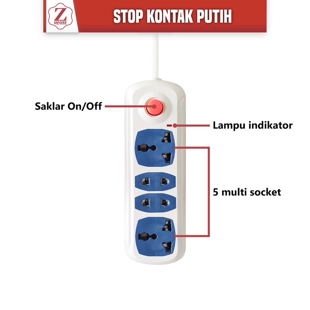 Stop Kontak 4 Socket Stop Kontak Onoff Steker Adaptor Colokan Listrik Steker Colokan Lsitrik Stop Kontak 1.6meter Stop Kontak Putih Dan Hitam Stop Kontak Murah Stop Kontak 4lubang