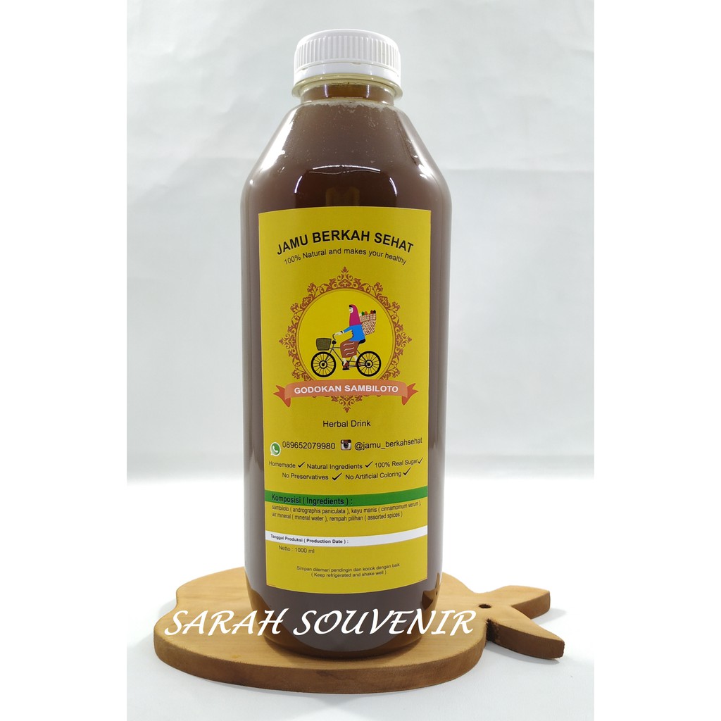 

Jamu Godokan Sambiloto 1000 ML Jamu Berkah Sehat