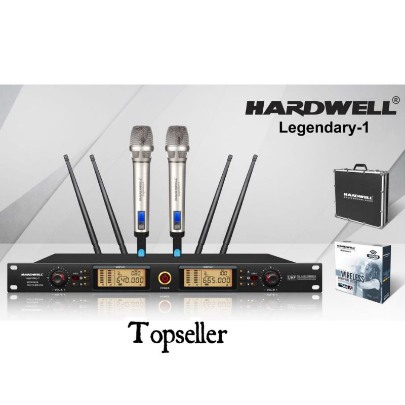 Mic Wireless HARDWELL LEGENDARY 1 ORIGINAL GARANSI HANDHELD HARDWELL LEGENDARY1