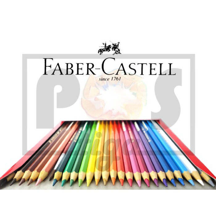 

WARNAPENSIL- PENSIL WARNA FABER CASTELL WATERCOLOUR 24 -PENSIL WARNA