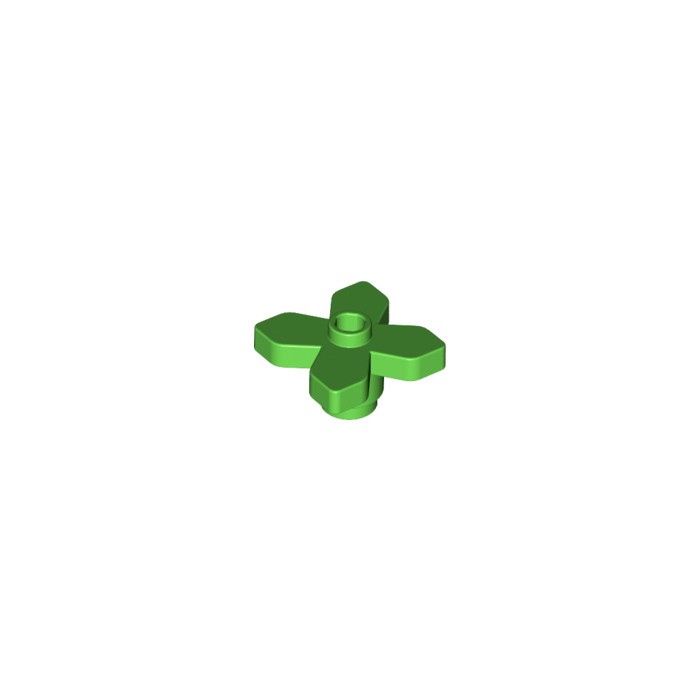 LEGO Bright Green Flower 2 x 2 with Angular Leaves (4727)