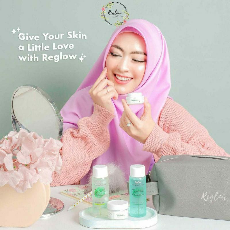 SKINCARE REGLOW Paket Perawatan Wajah JERAWAT FLEK HITAM Glowing Skin Treatment By Shindy Putri