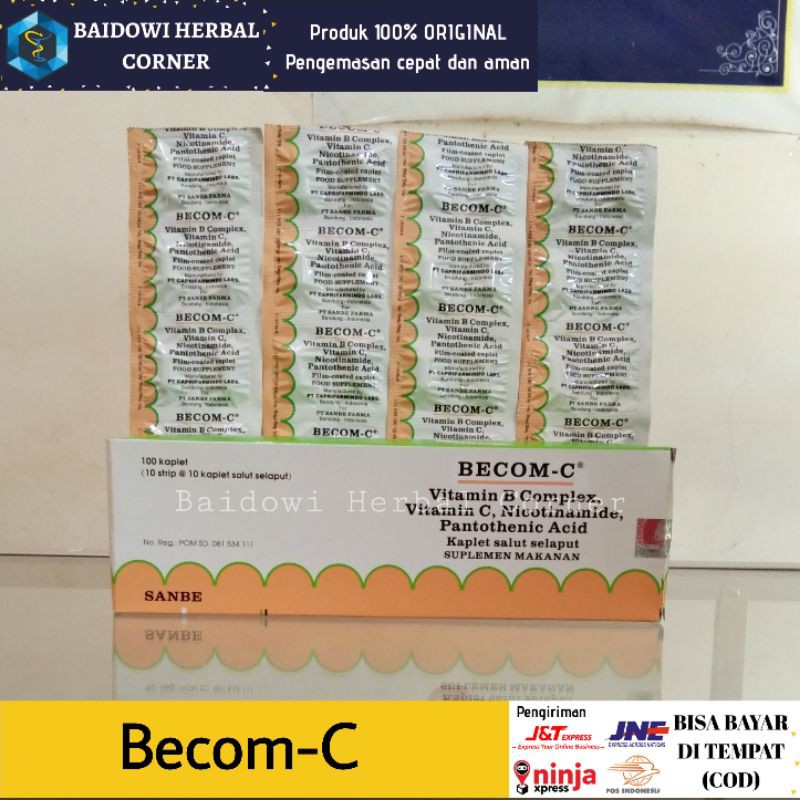 Ready Becom C Strip 10 Tablet Vitamin C 500mg Dan Vit B Complex Shopee Indonesia