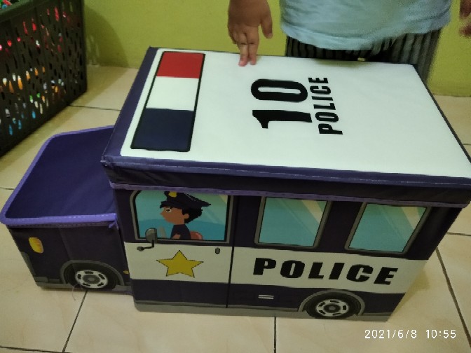 Homes Kotak Penyimpanan Serbaguna Kotak Penyimpanan Mainan Mobil Bisa Terlipat
