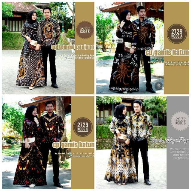 BATIK COPLE GAMIS/GAMIS /COUPLE GAMIS KEMEJA/DISTRO BATIK/UAS/ BATIK PEKALONGAN