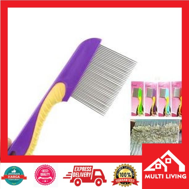 Sisir Serit Kutu Besi with Handle - Serit Gagang Stainless Import