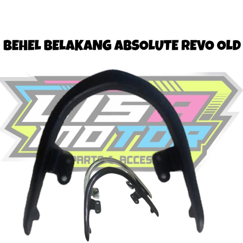 BEHEL BEGEL PLANGER AABSOLUTE REVO  PEGANGAN JOK  BELAKANG ABSOLUTE REVO  110  HITAM POLISH