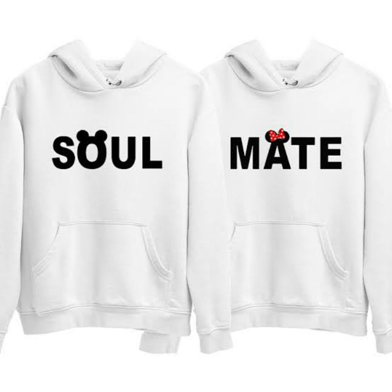 S - XXXXXL(6XL) Hoodie COUPLE Customized Hoodie SOUL MATE Cute BIGSIZE OVERSIZE Matching Person Jaket Jumper Soulmate Oversize Jumbo S M L XL 2XL 3XL 4XL 5XL 6XL