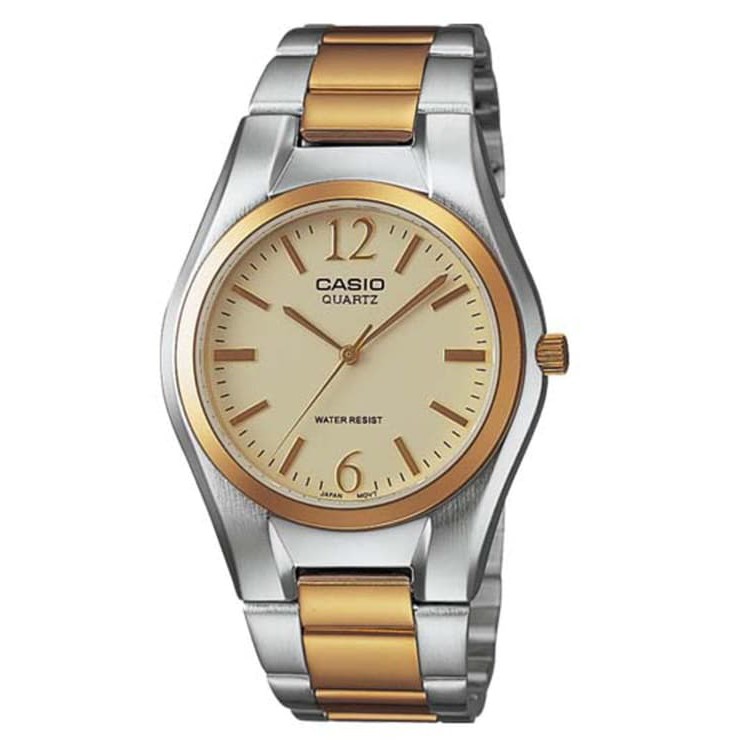 CASIO MTP-1253SG-9ADF - Jam Tangan Pria - Silver/Gold