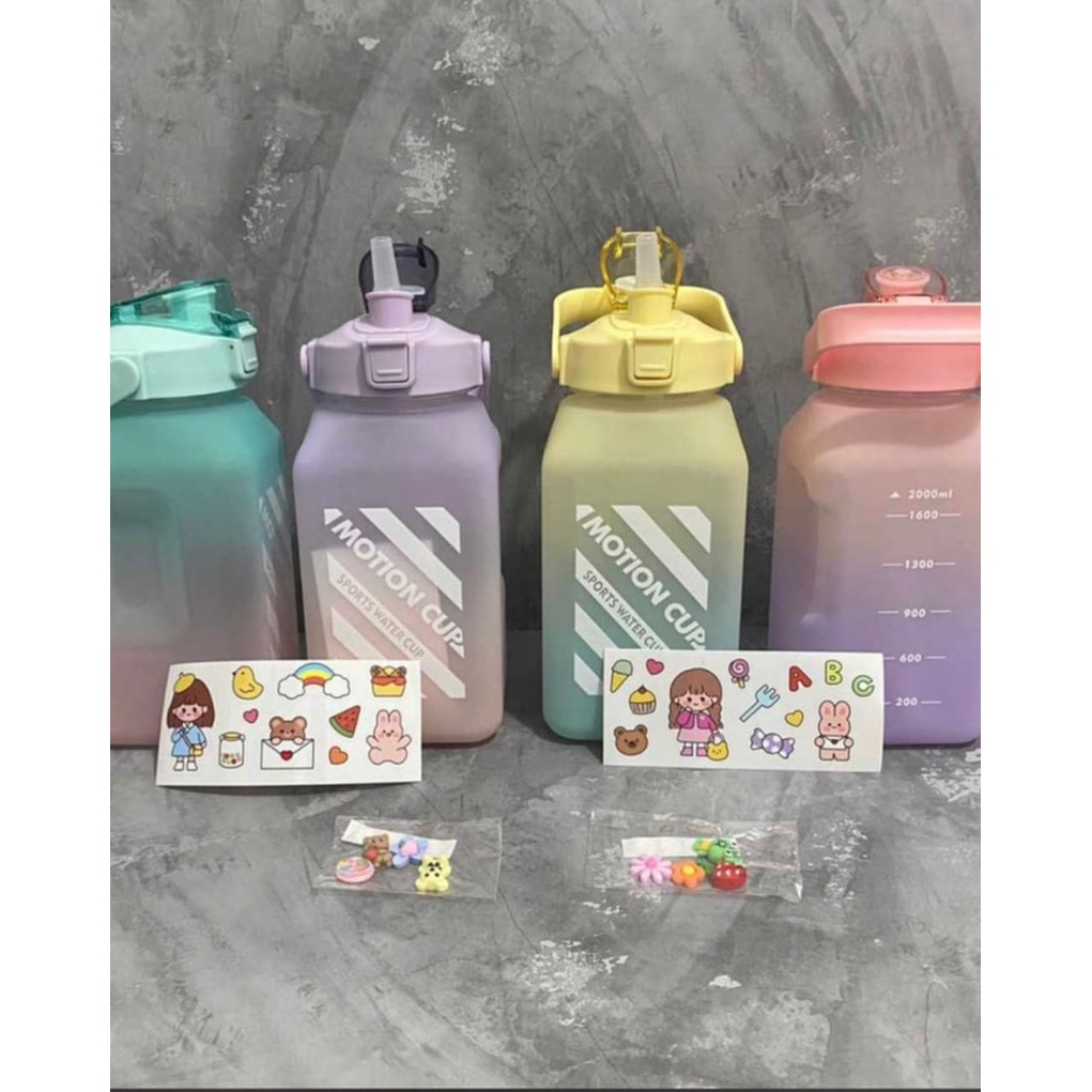 (FO) botol minum viral gemoy berstiker