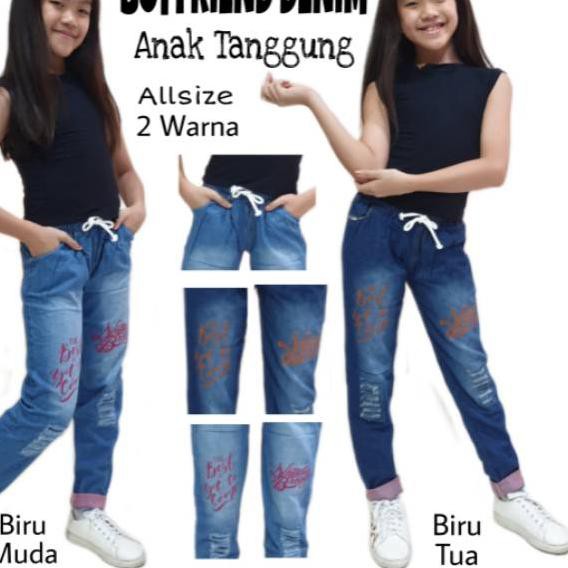 JRY 680 Celana Panjang Boyfriend Denim Anak tanggung ABG JRY 680 Celana Panjang Boyfriend Denim Anak tanggung ABG