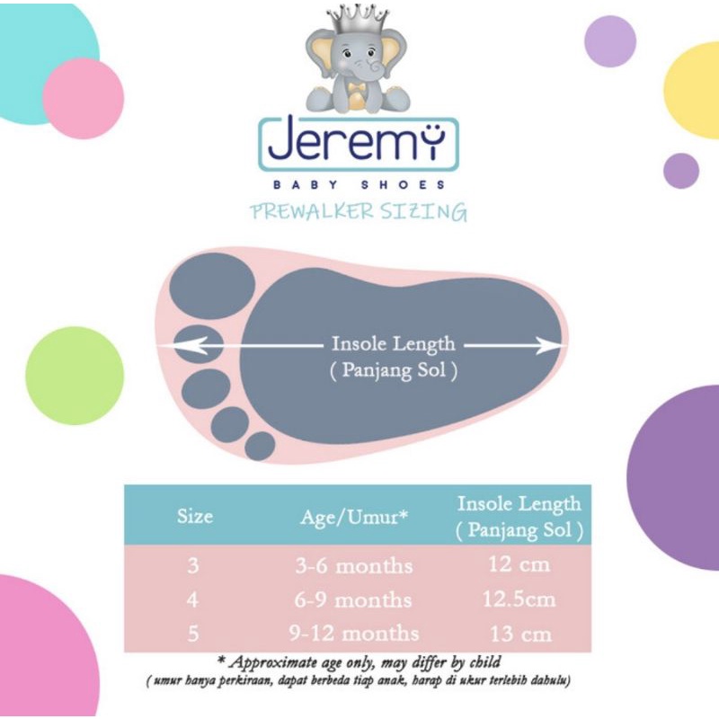 Jeremy Prewalker Shoes For Baby Girl Siwa Series/Sepatu Bayi Perempuan