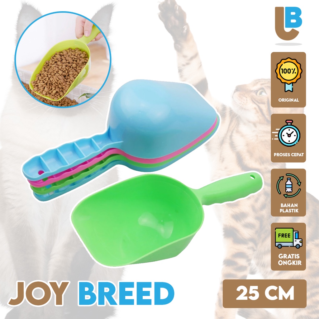 SEKOP MAKANAN KUCING ANJING SEKOP PAKAN HEWAN PREMIUM PET FOOD SCOOP BAHAN PLASTIK TEBAL MURAH | JOY BREED