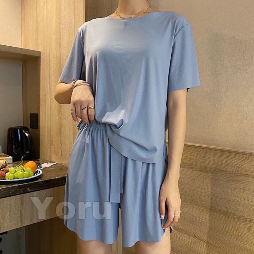 Pamelo.id Setelan Polos Poly/Fashion Wanita Import/Baju Santai Import Korea Style/CPLY/Stelan Import/Baju Import Korea