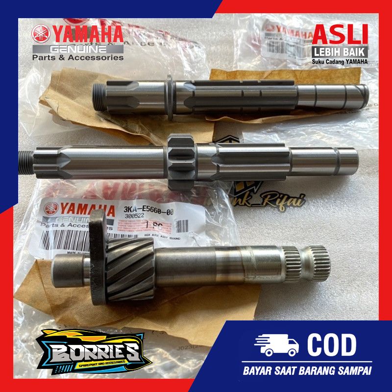 AS AXLE GEAR GIRBOX RX KING ORIGINAL YAMAHA SET DALAMAN MESIN RX KING