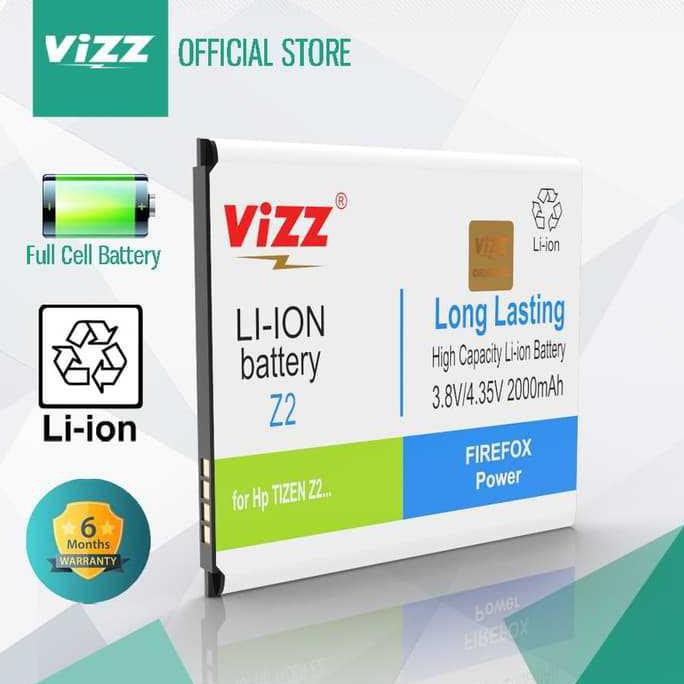 Vizz Battery Samsung Z2 Baterai Double Power Samsung Galaxy Tizen Z2 J-Vizz Diminati Banget