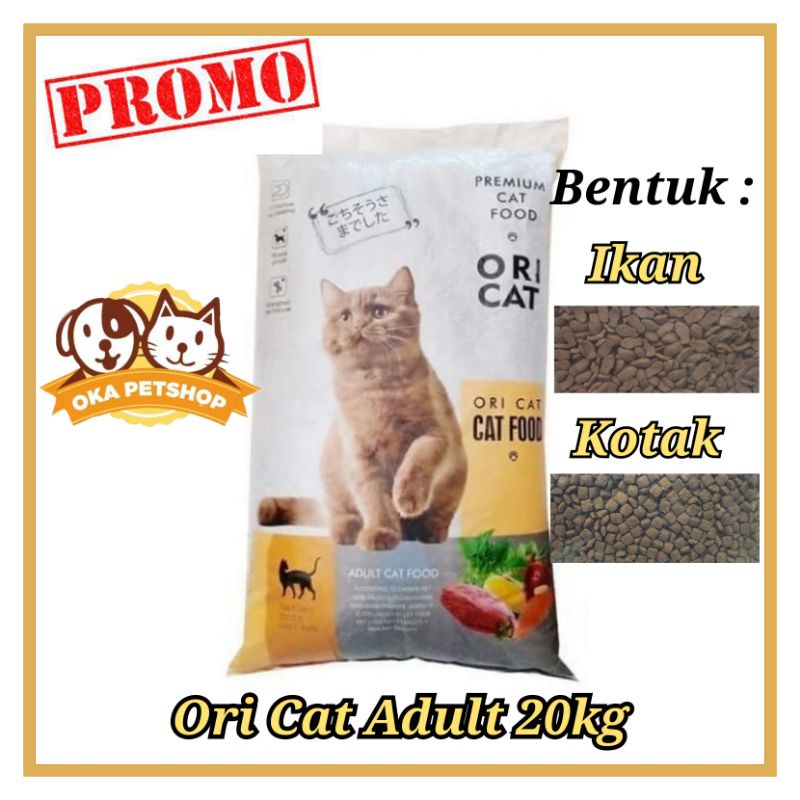 oricat adult 20kg / GO-JEK makanan kucing ori cat adult 20kg