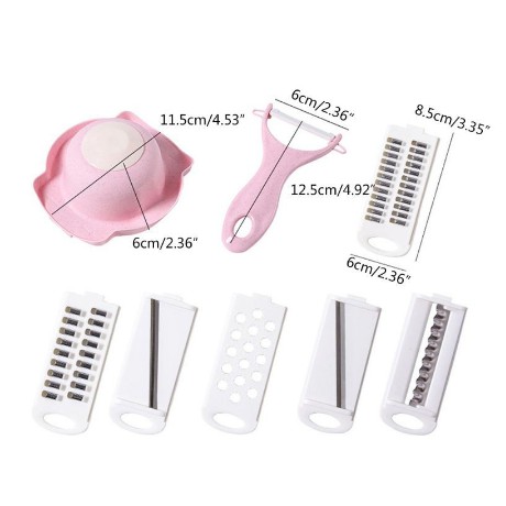 KINDSTORE❤ | Parutan 12IN1 MULTI FUNCTION SLICER CUTTER Alat Potong Multifungsi Pengiris Chopper