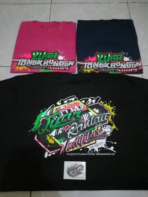 Kaos Vixion Costum Vijar Tongkrong Back Vijar Rantau Modifikasi Original Distro