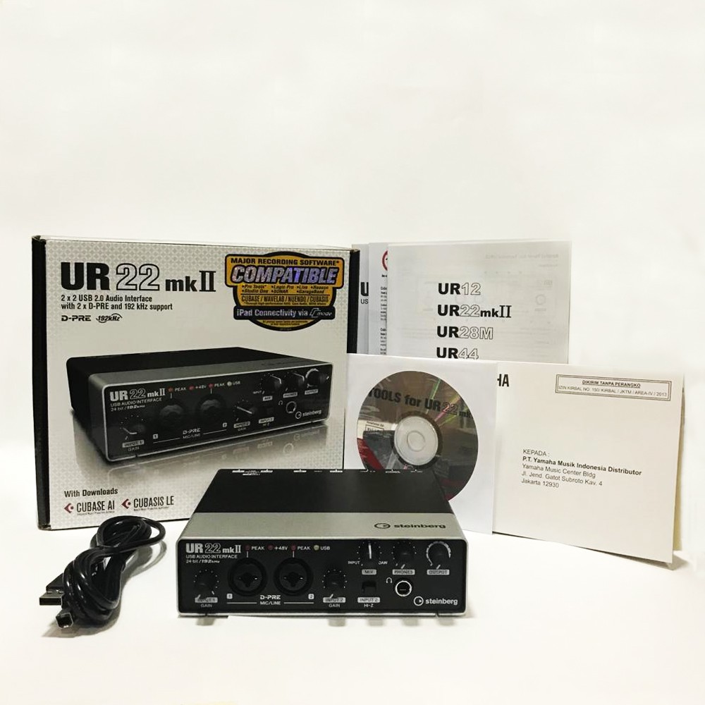 Jual Steinberg UR22MKII UR 22 MK II 2-Channel USB Interface | Shopee ...