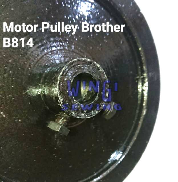 BROTHER B814 Pulley Poly Poli Dynamo Mesin Lubang Kancing