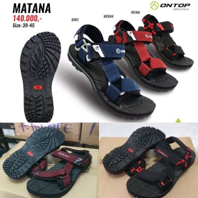 Sandal Gunung Sandal Outdoor Sandal Ontop Matana Sandal Hiking