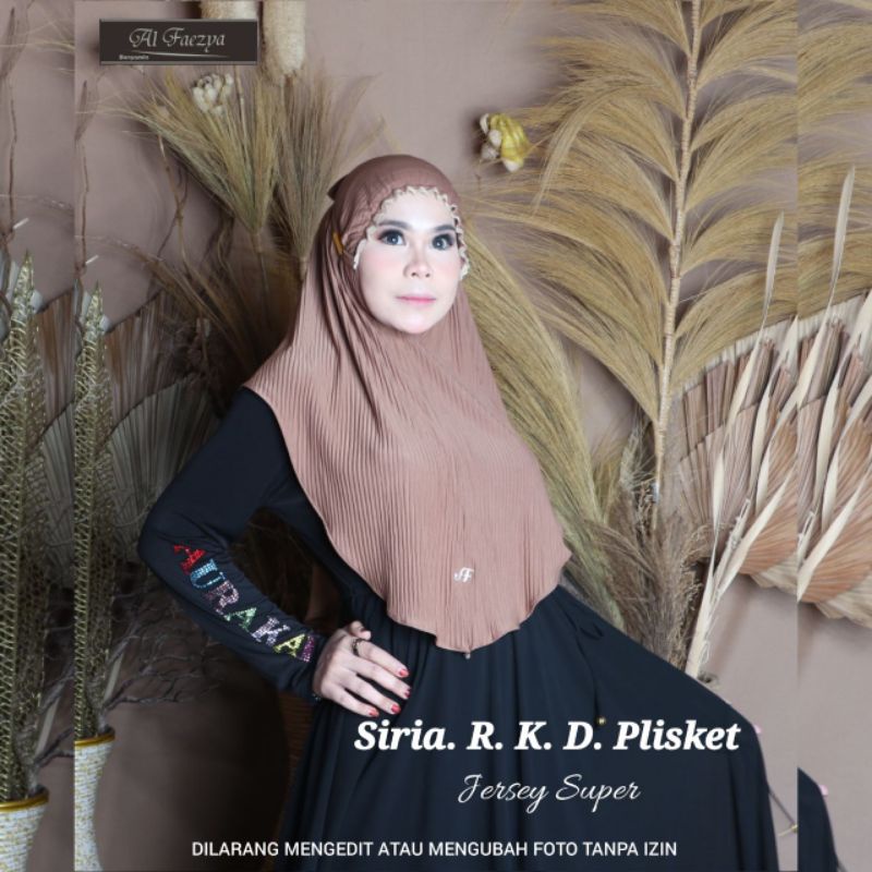 SYRIA RENDA KERUT DAHI PLISKET AL FAEZYA / BERGO PLISKET KERUT DAHI RENDA AF / KERUT DAHI SYRIA REND