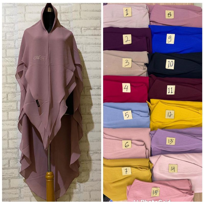 Khimar Halimah premium