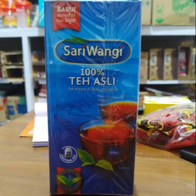 

Teh Sari Wangi - Teh Celup | 1 Pak 47gr isi 25 Kantong Teh 47g