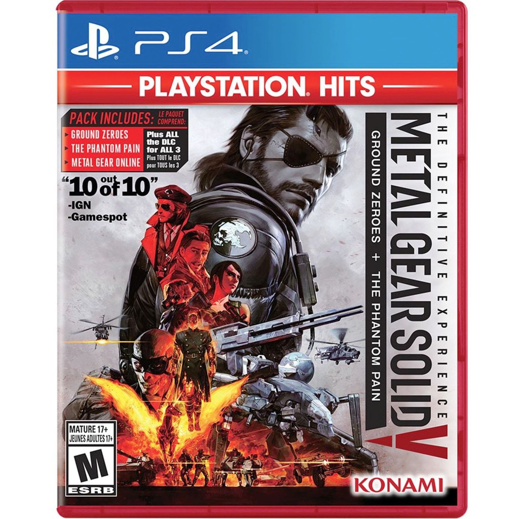 (2 Games) Metal Gear Solid V 5 Definitive Experience MGS V PS4 PS5 Game Digital