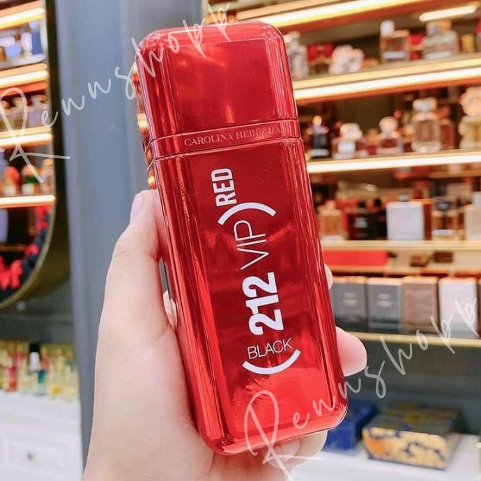 Parfum 212 Vip Black Red Edp 100Ml Pria Original Singapore For Men