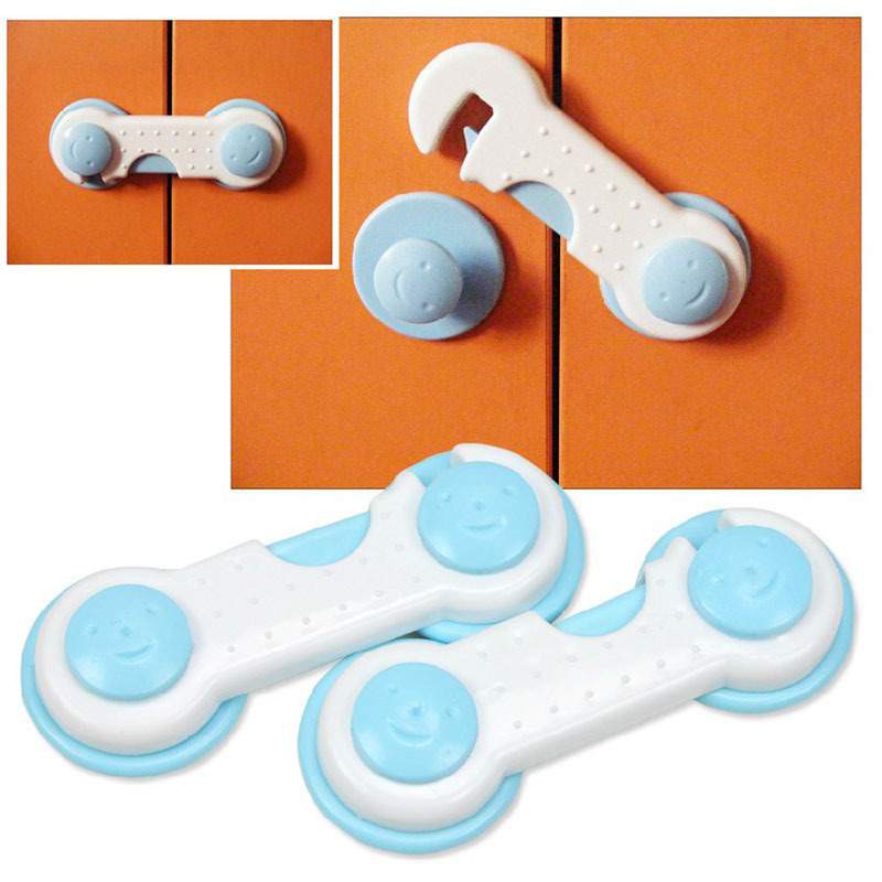 Pengaman Laci Lemari - Baby Safety Lock - Pengunci Laci Lemari Kulkas - Safety Lock For Baby Safety