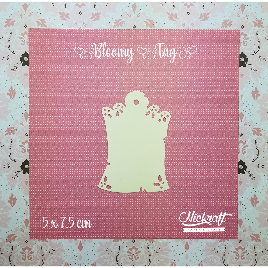 

BLOOMY TAG - BAHAN SCRAPBOOK LABEL KECIL KARTU UCAPAN MINI HAMPERS