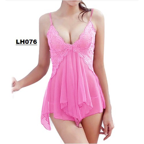 Baju tidur Leddish lingerie backless tipis impor