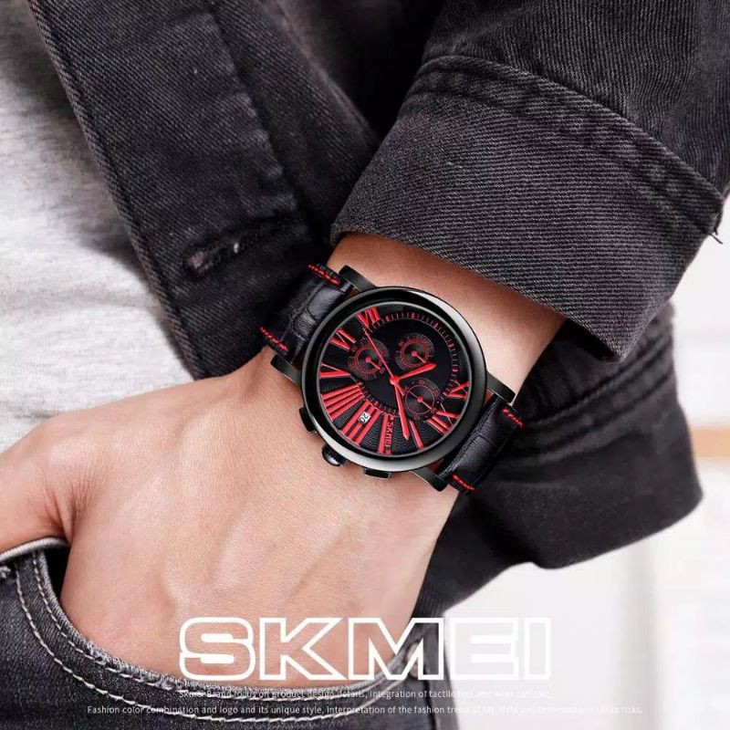 Jam skmei 9196 original chrono aktif bergaransi free paper box